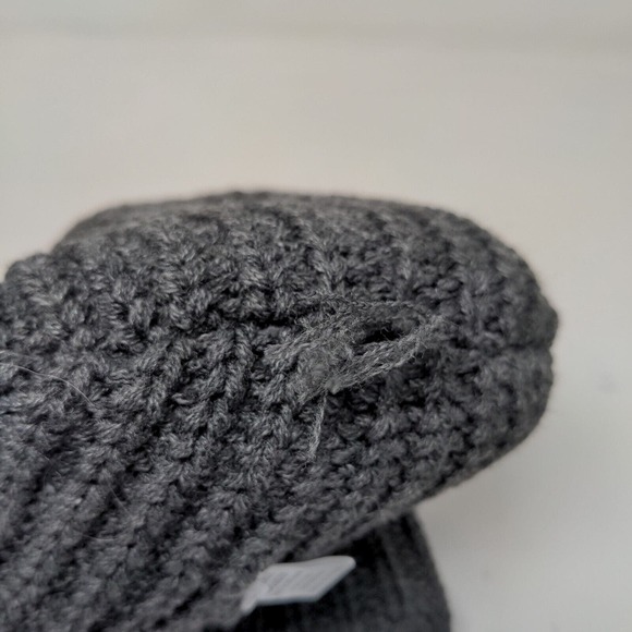 NVA Compassion First Hospital Men's Knit Beanie Hat Cap Gray Embroidered Logo - Picture 11 of 11